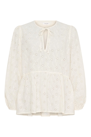 Anne-mi - Melody blouse White sand